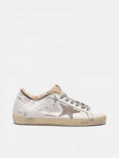 Super-Star golden goose sneakers with double structure in shearl