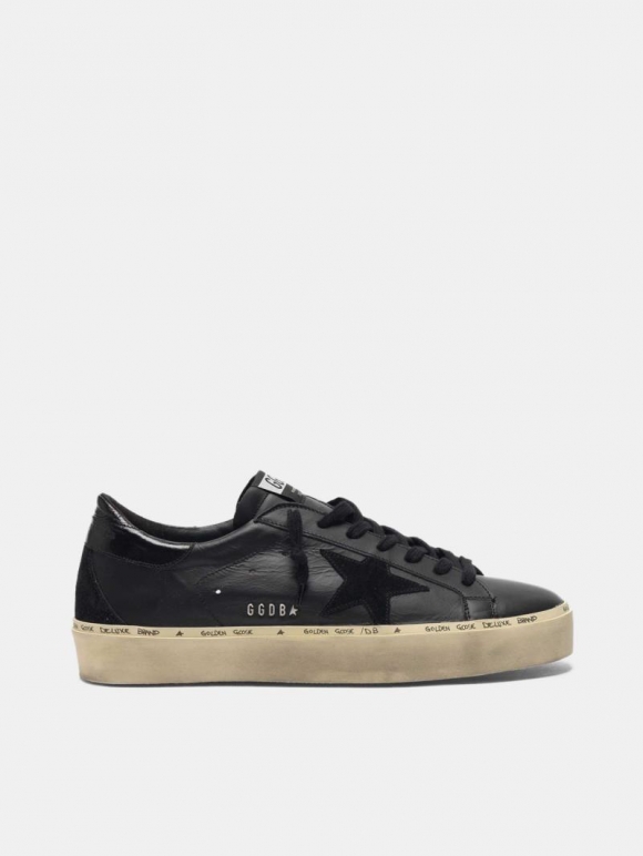 Hi-Star golden goose sneakers in leather with studded GGDB lette