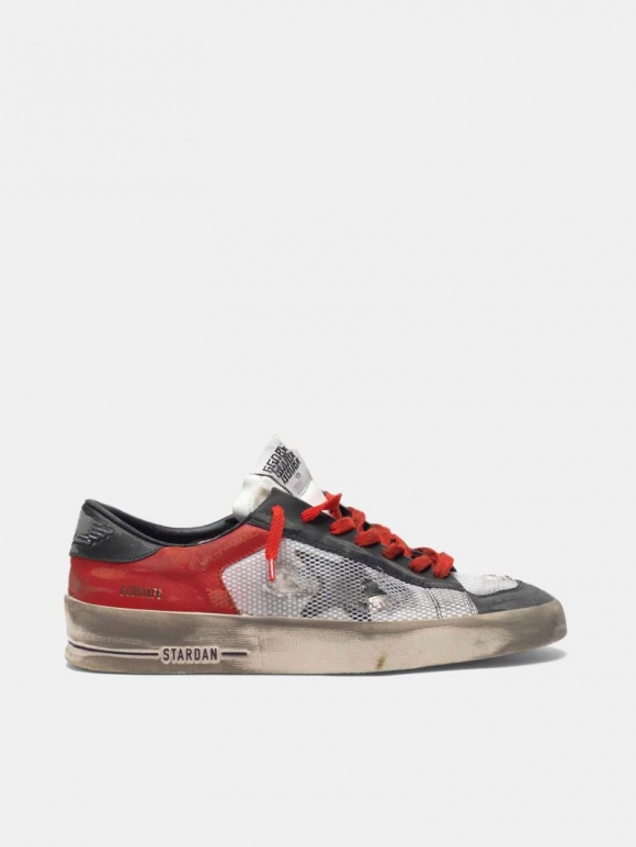 Stardan LTD golden goose sneakers in leather with distressed mes