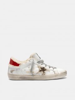 Super-Star golden goose sneakers with pony skin star and shearli