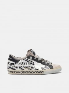 Super-Star golden goose sneakers with tattoo print