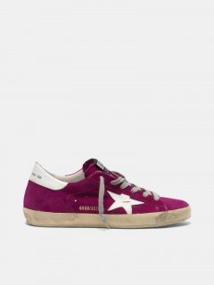 Super-Star golden goose sneakers in suede with white star