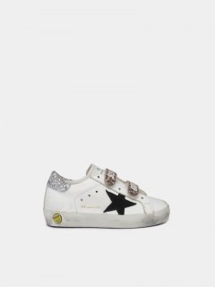 Old School golden goose sneakers with leopard-print detail and s