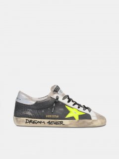 Super-Star golden goose sneakers with handwritten lettering and