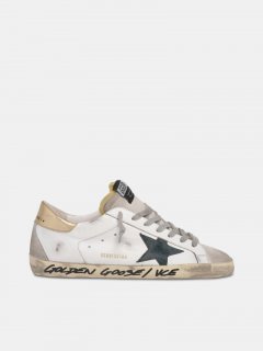 Super-Star LTD golden goose sneakers with gold heel tab and hand
