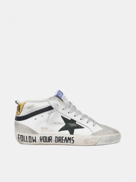 Mid Star LTD golden goose sneakers with leather and suede upper