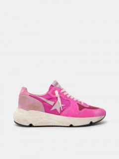 Fuchsia and pink Running Sole golden goose sneakers